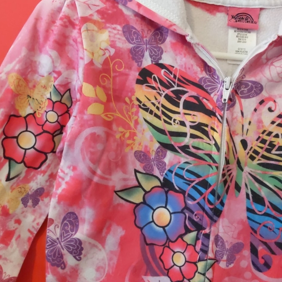 Popping pink sequined hoodie - Picture 2 of 5